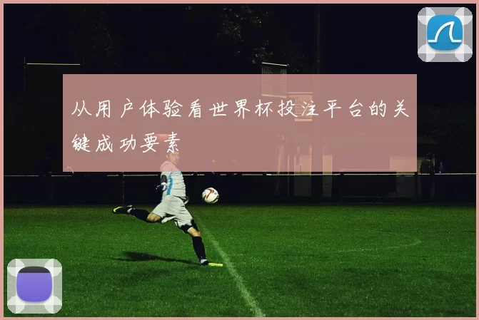 从用户体验看世界杯投注平台的关键成功要素